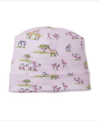 Pink Jungle Safari Print Hat