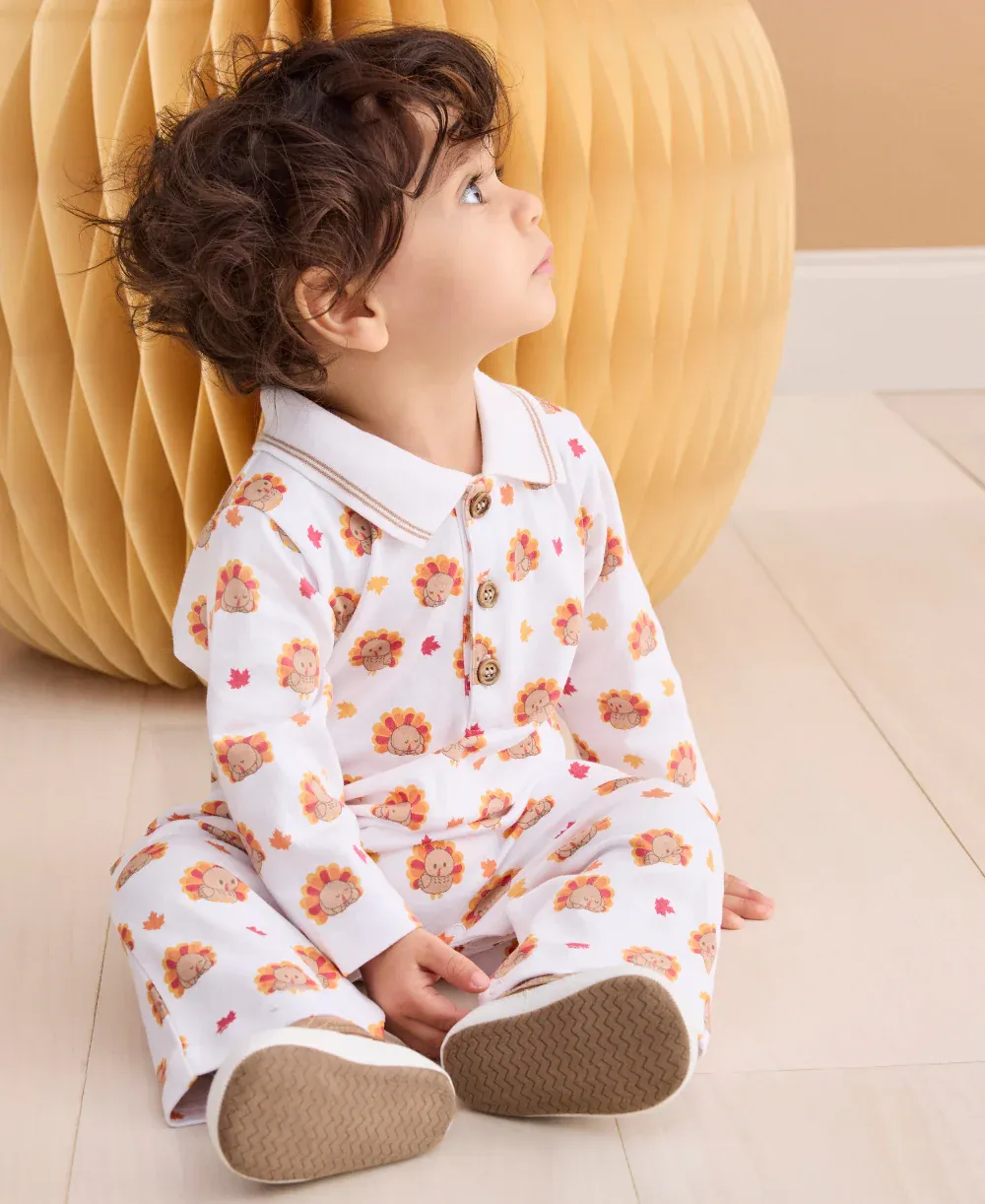 Turkey Team Print Playsuit