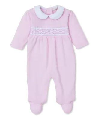 Pink Smock Punto Footie