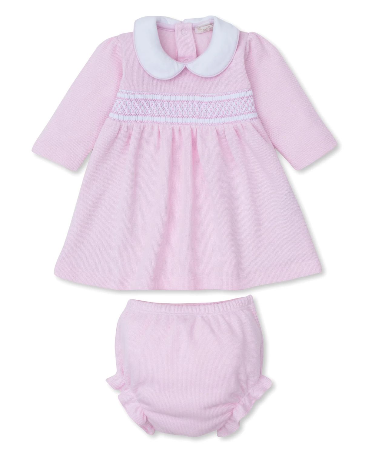 Pink Smock Punto Dress Set