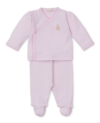 Noah&#39;s Ark Pink Footed Pant Set