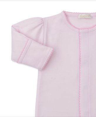 Noah's Ark Pink Emb Footie