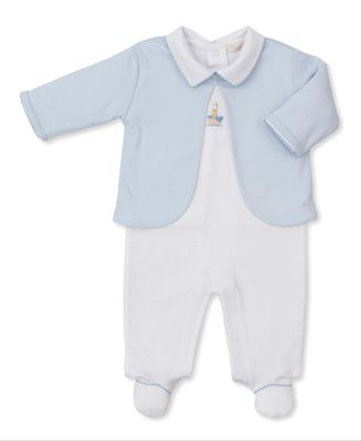 Noah&#39;s Ark Blue Jacket Set