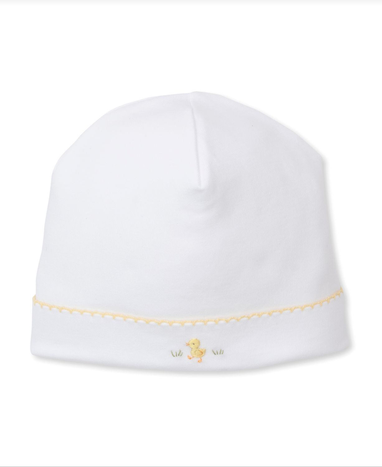 Baby Duckling Emb White/Yellow Hat
