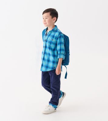 Patriot Blue Pull-On Lined Cord Pant