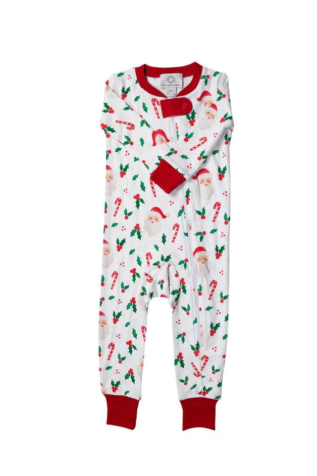 St. Nick Zip Footie