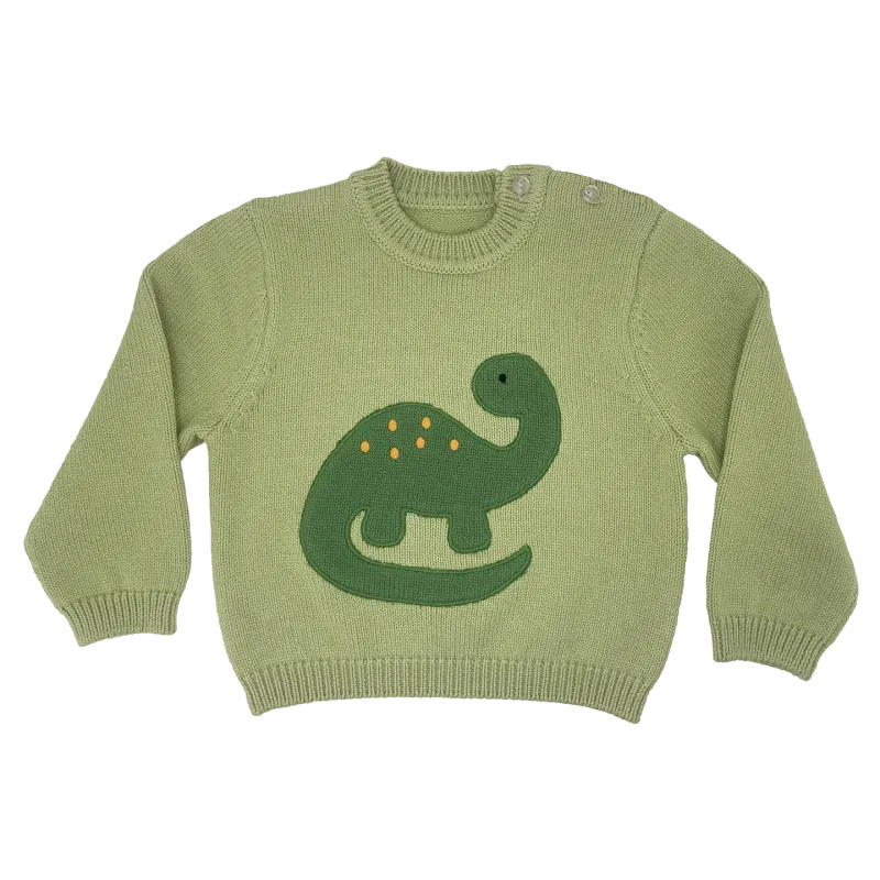 Green Dinosaur Sweater