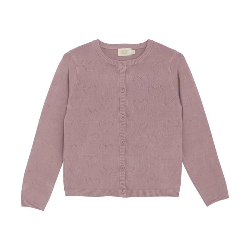 Woodrose Pointelle Cardigan