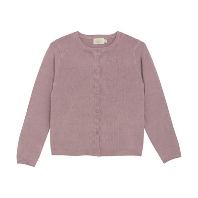 Woodrose Pointelle Cardigan