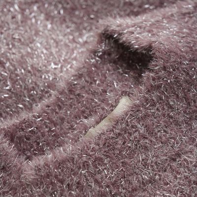 Crushed Berry Knit Glitter Pullover