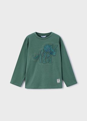 Green Triceratops Longsleeve
