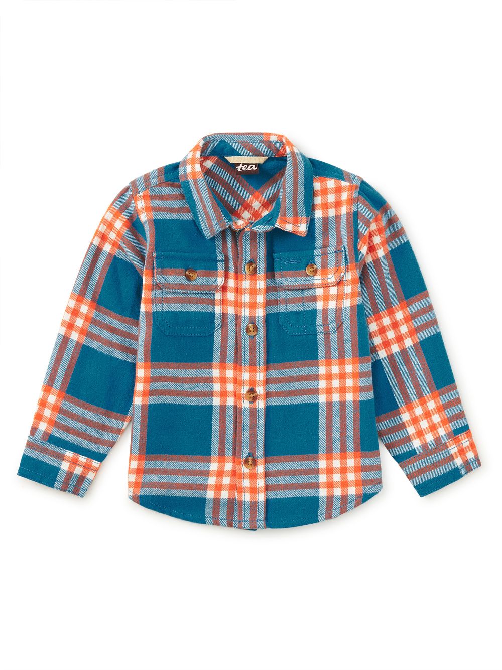 Flannel Button Up Shirt, Size: 12-18M