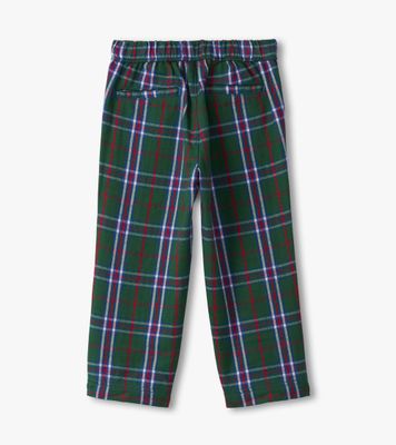 Holiday Plaid Straight Leg Pants