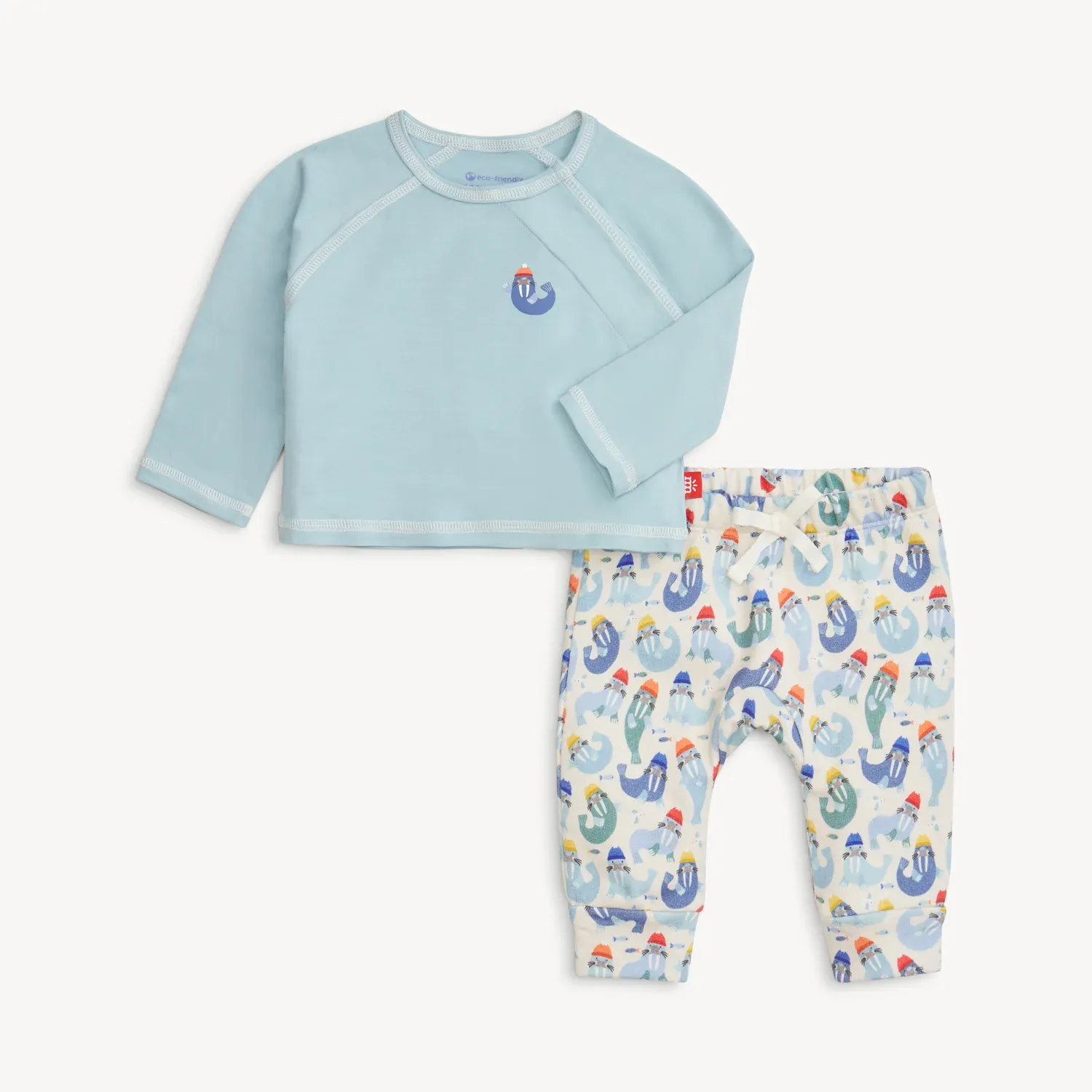 Captain Wally Emb Top+Pant Set