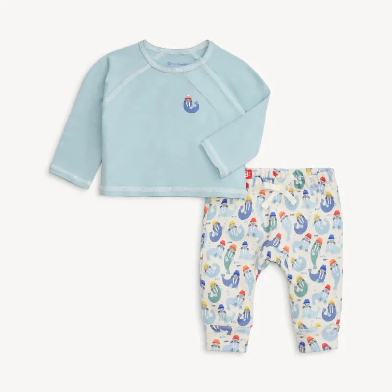 Captain Wally Emb Top+Pant Set