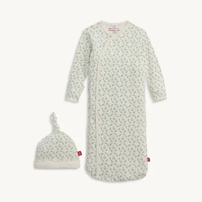 Eloise Organic Cotton Gown+Hat