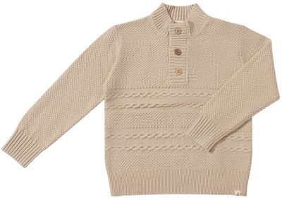 Beige Cable Sweater
