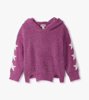 Radiant Orchid Chenille Pullover Sweater