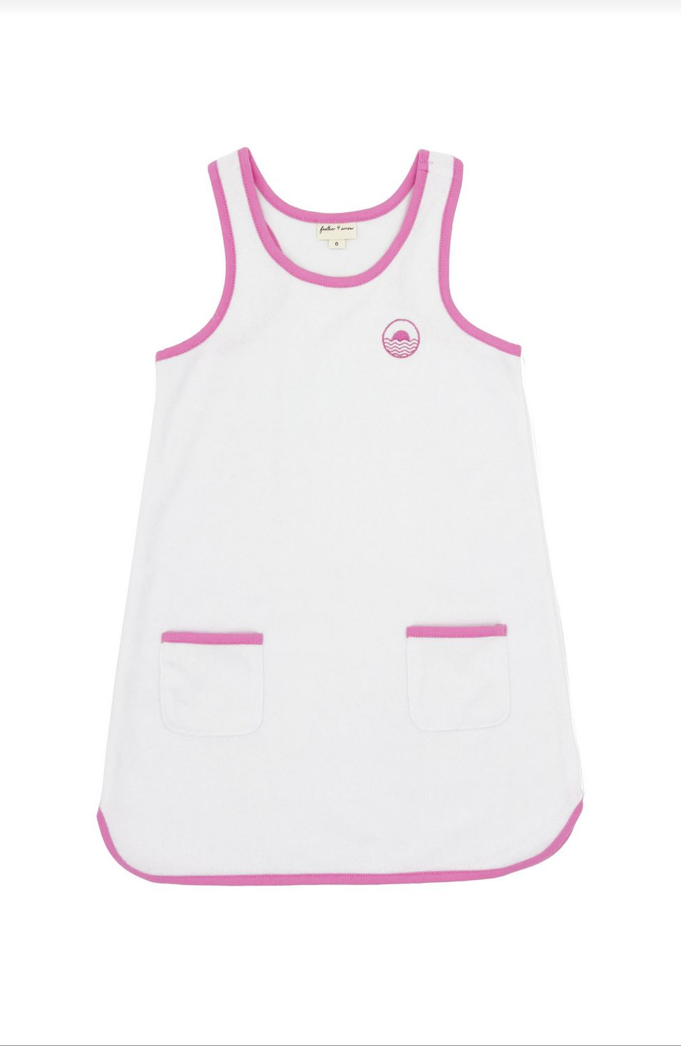 White Clear Skies Tank Dress