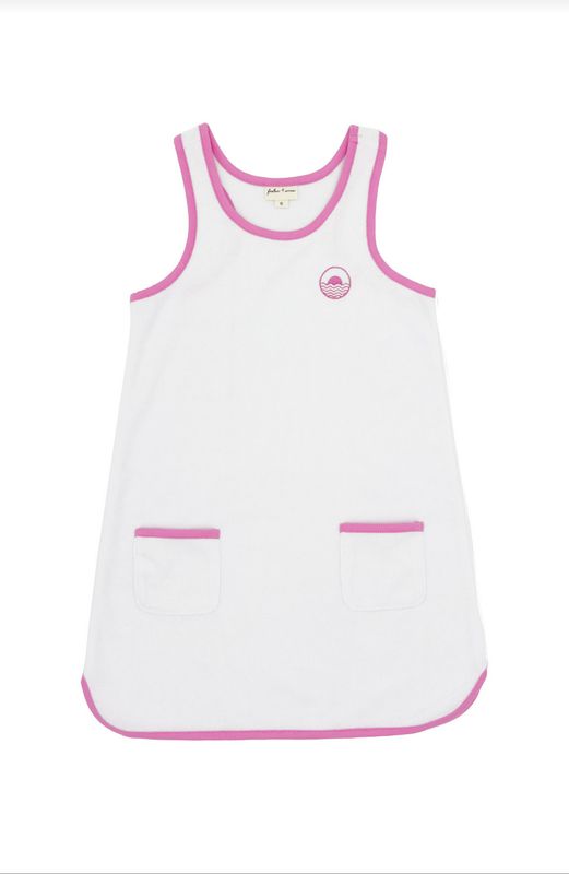 White Clear Skies Tank Dress