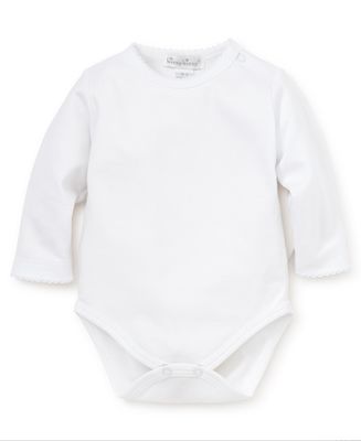 White Long-sleeve Basic Bodysuit