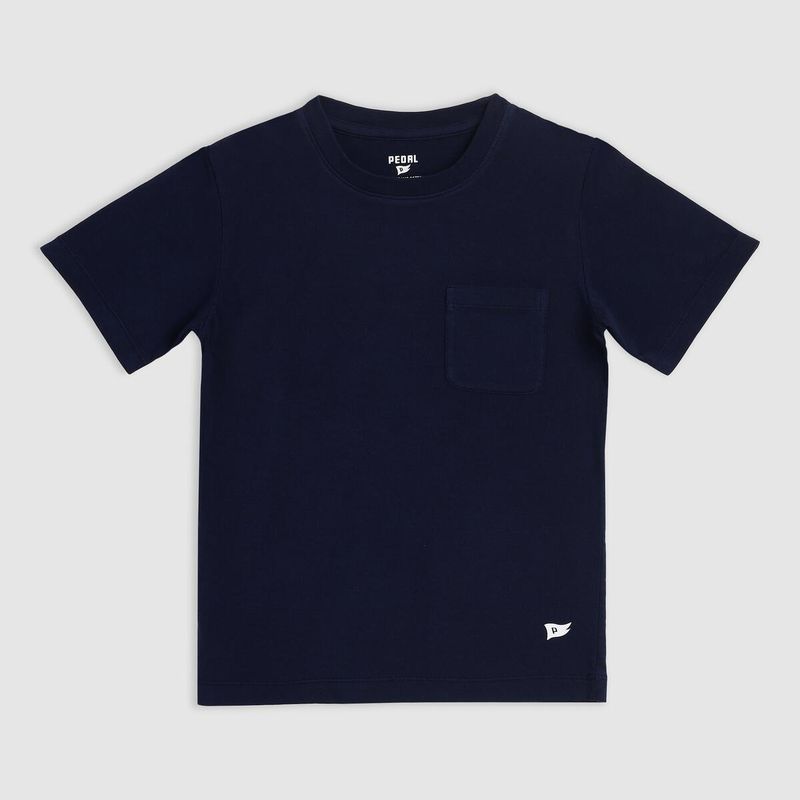 Navy Short-sleeve Pocket Tee