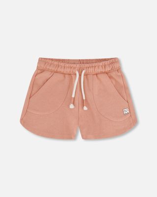 Peach Beige French Terry Short