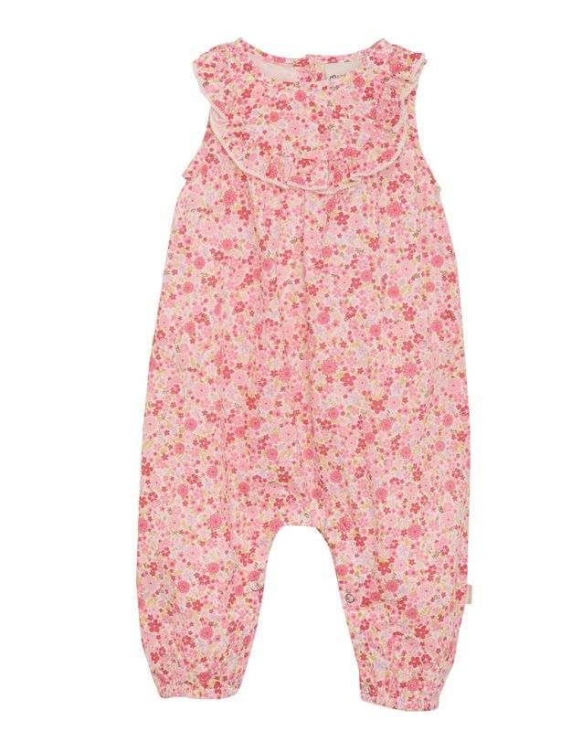 Pink Dogwood Floral Playsuit