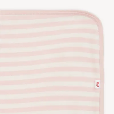 Pink Stripe Organic Cotton Blanket ONE SIZE