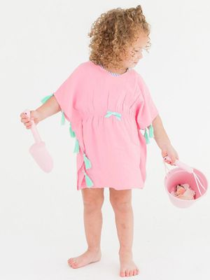 Pink Kaftan Cover-Up