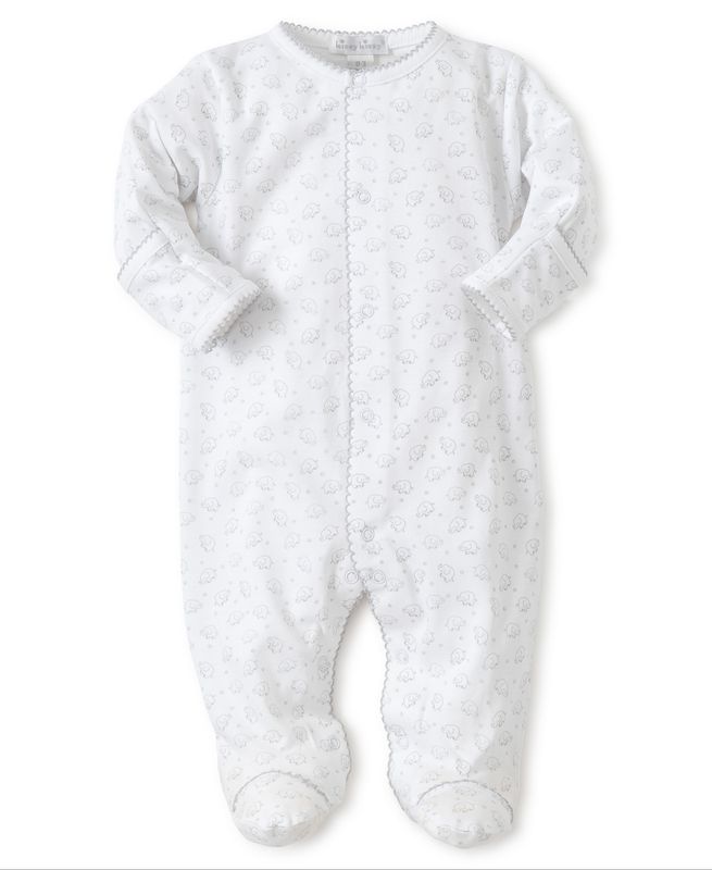 Ele-fun Silver Print Footie