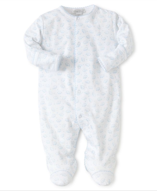 Ele-fun Light Blue Print Footie