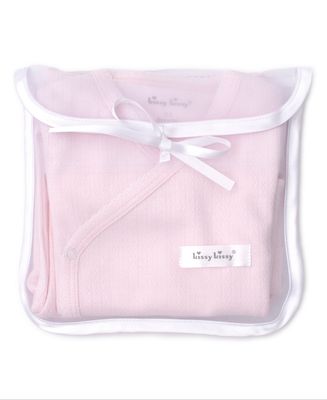 Light Pink Pointelle Footie Set