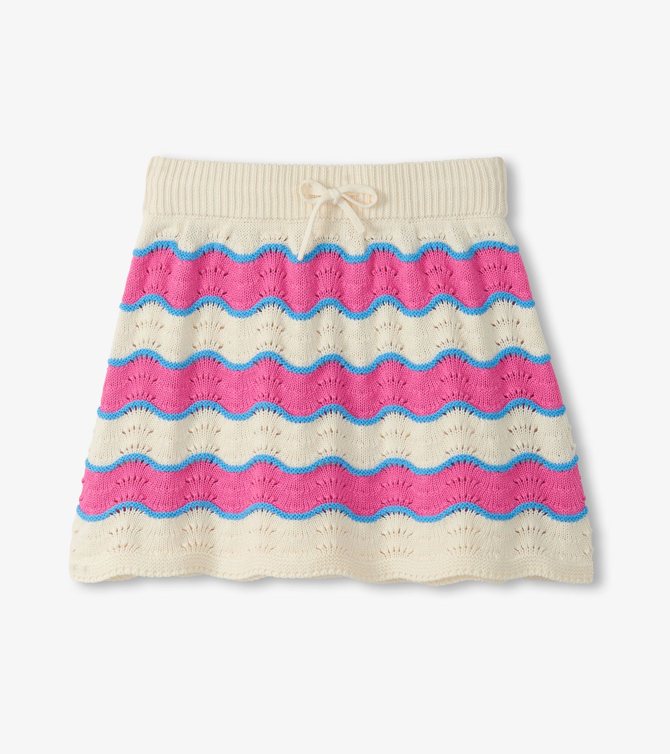 Strawberry Moon Stripes Crochet Skirt, Size: 2Y