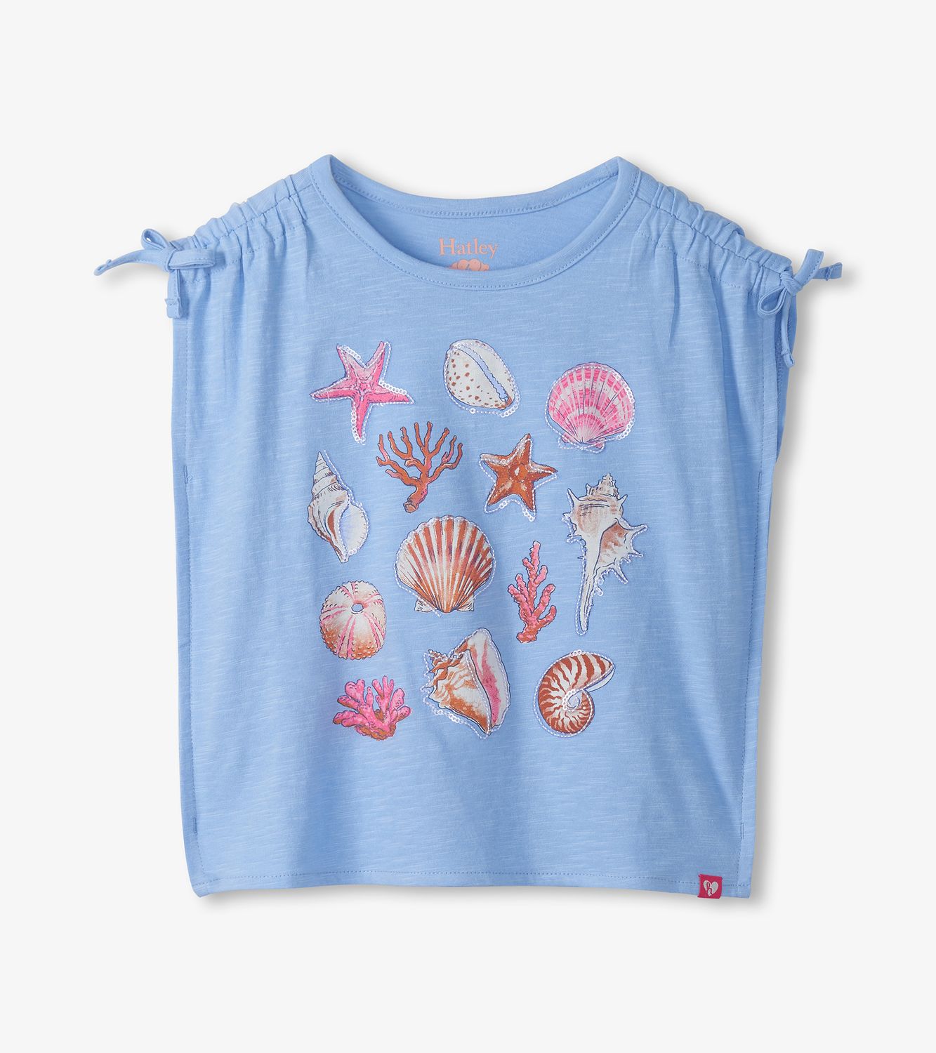 Seashell Graphic Tee, Size: 2Y