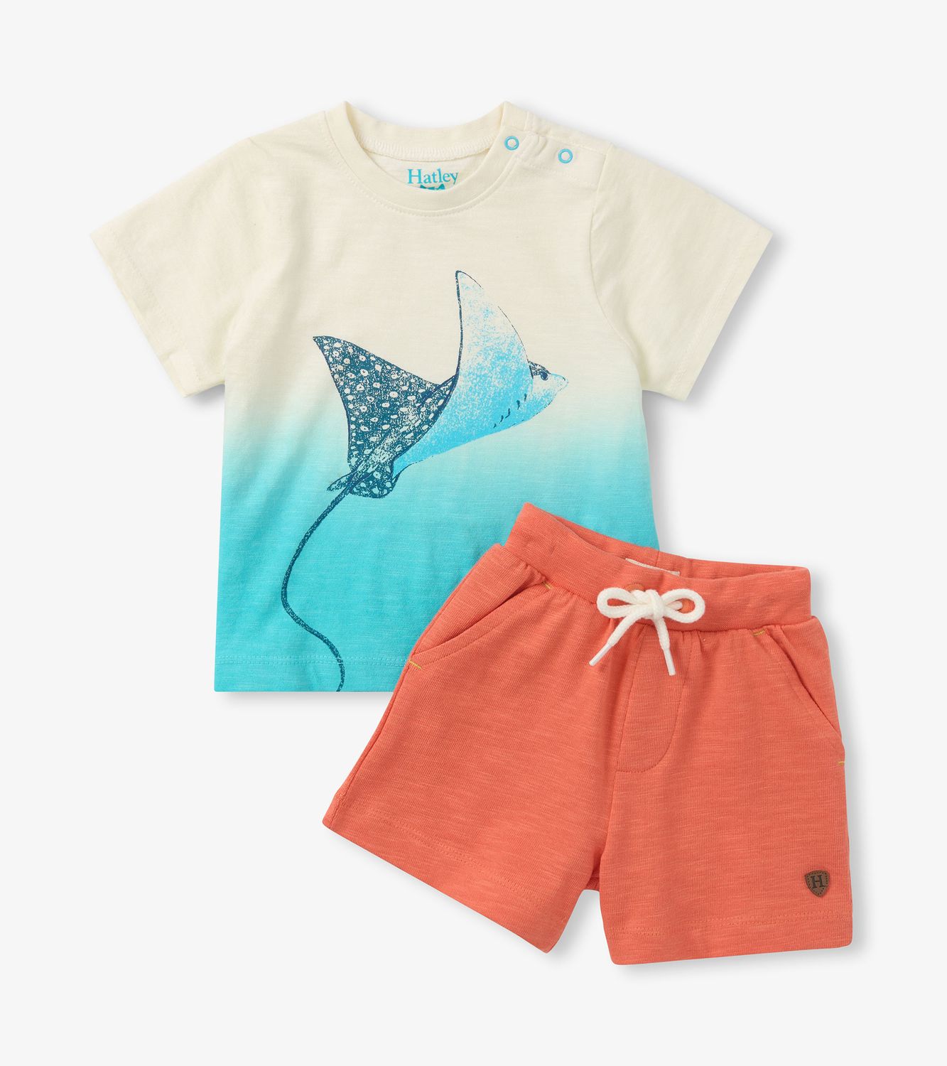 Stingray Tee+Short Set, Size: 3-6M
