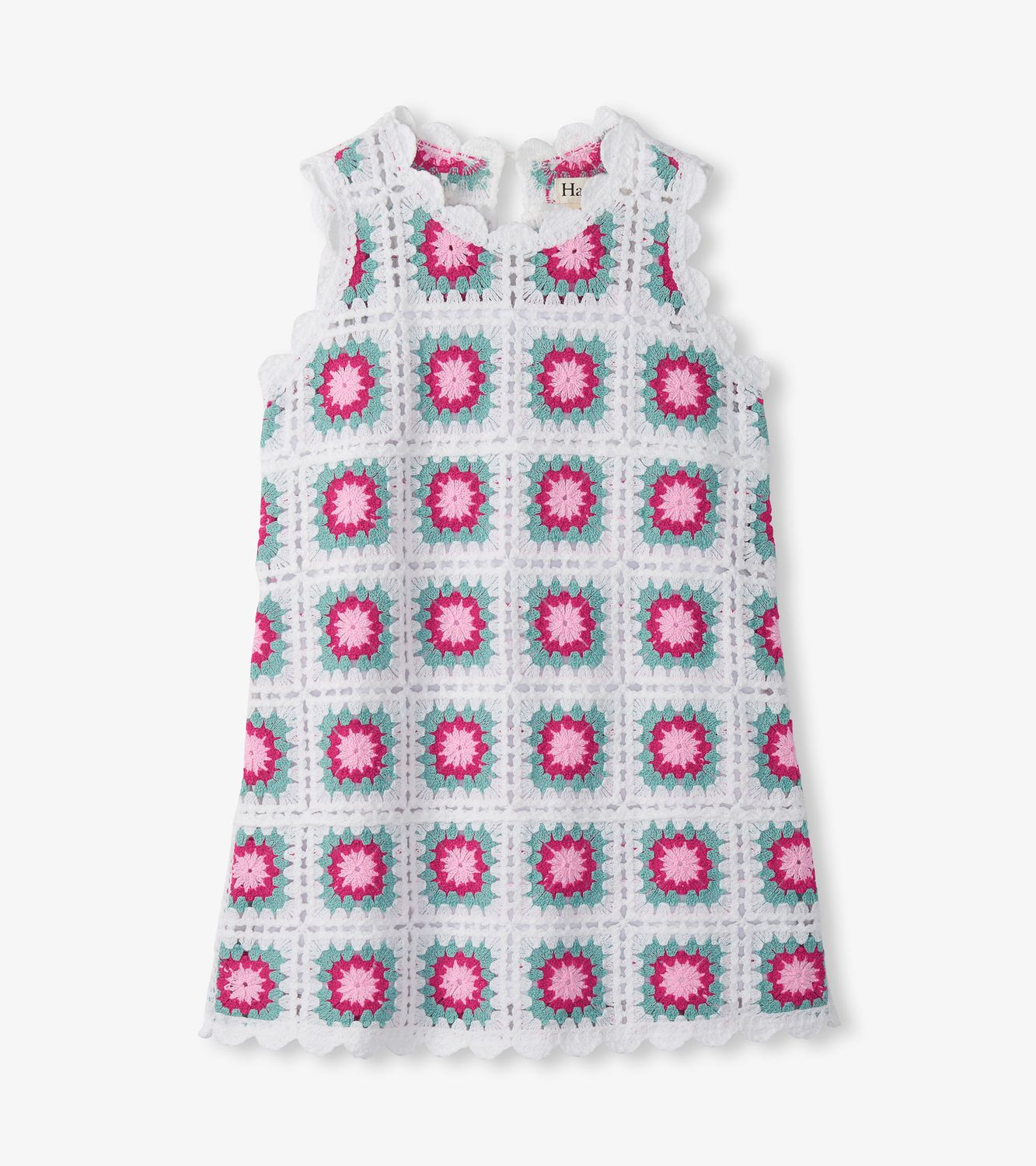 Blue Radiance Sleeveless Crochet Dress, Size: 2Y
