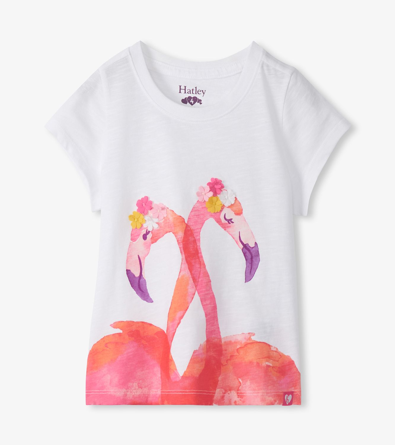Flamingos Graphic Tee, Size: 2Y