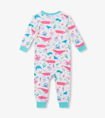 Painted Sealife Bamboo Coverall