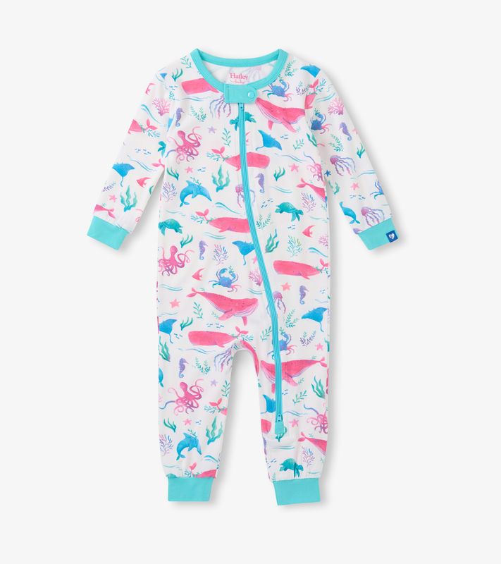Painted Sealife Bamboo Coverall