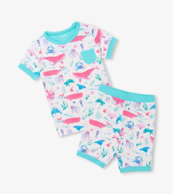 Painted Sealife Bamboo PJ Set