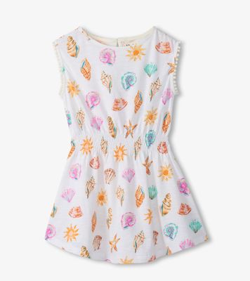 Shells+Sunshine Smocked Waist Dress