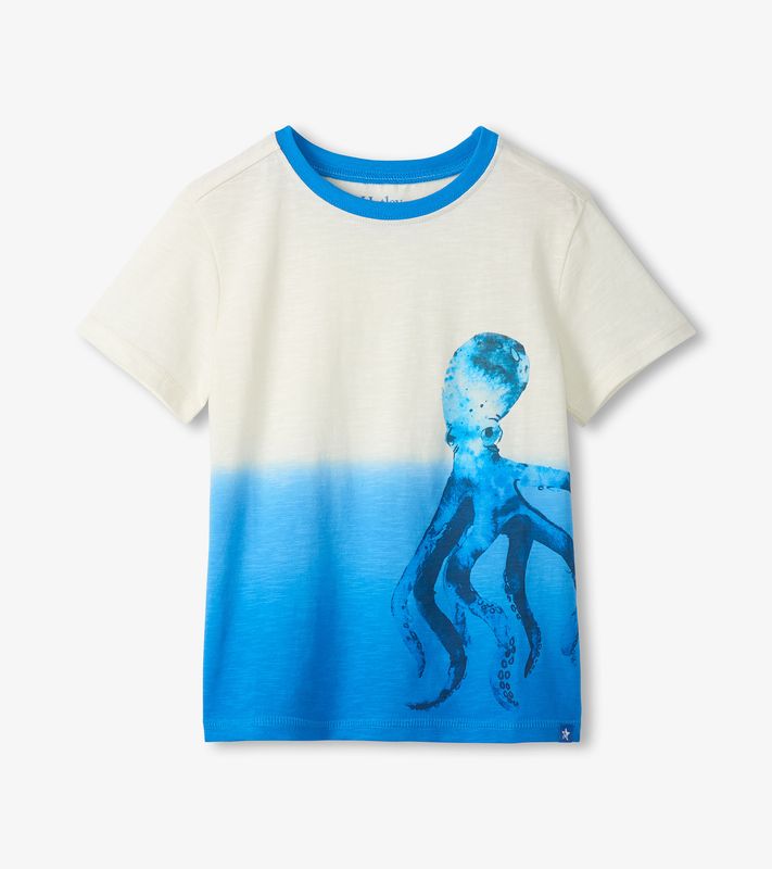 Octopus Dip Dye Graphic Tee