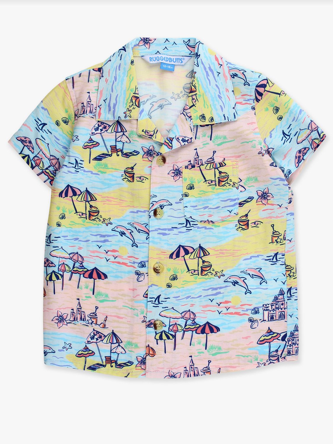 Beach Day Short-sleeve Camp Shirt