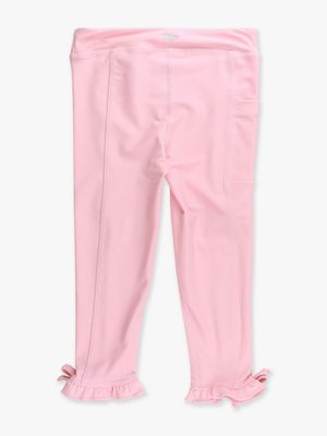 Pink Active Pocket Ruffle Legging