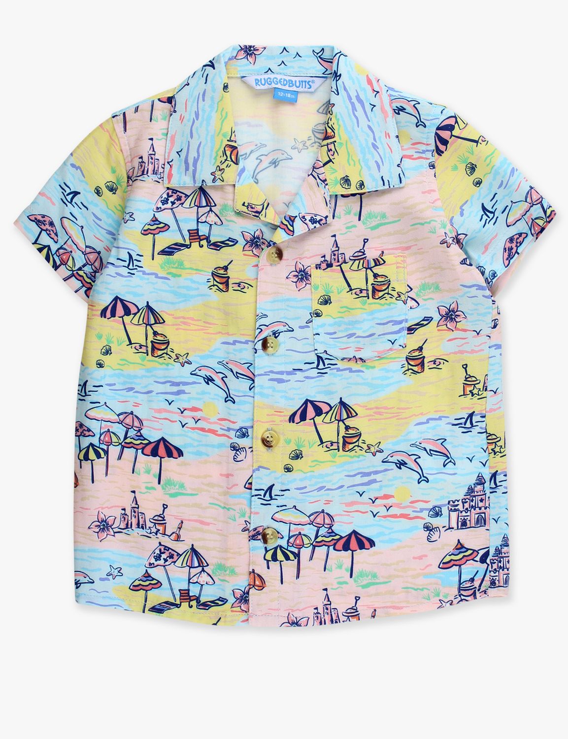 Beach Day Short-sleeve Camp Shirt