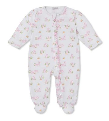Bubby Bunny Patch Pink Zip Footie
