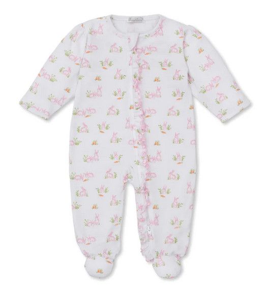 Bubby Bunny Patch Pink Zip Footie