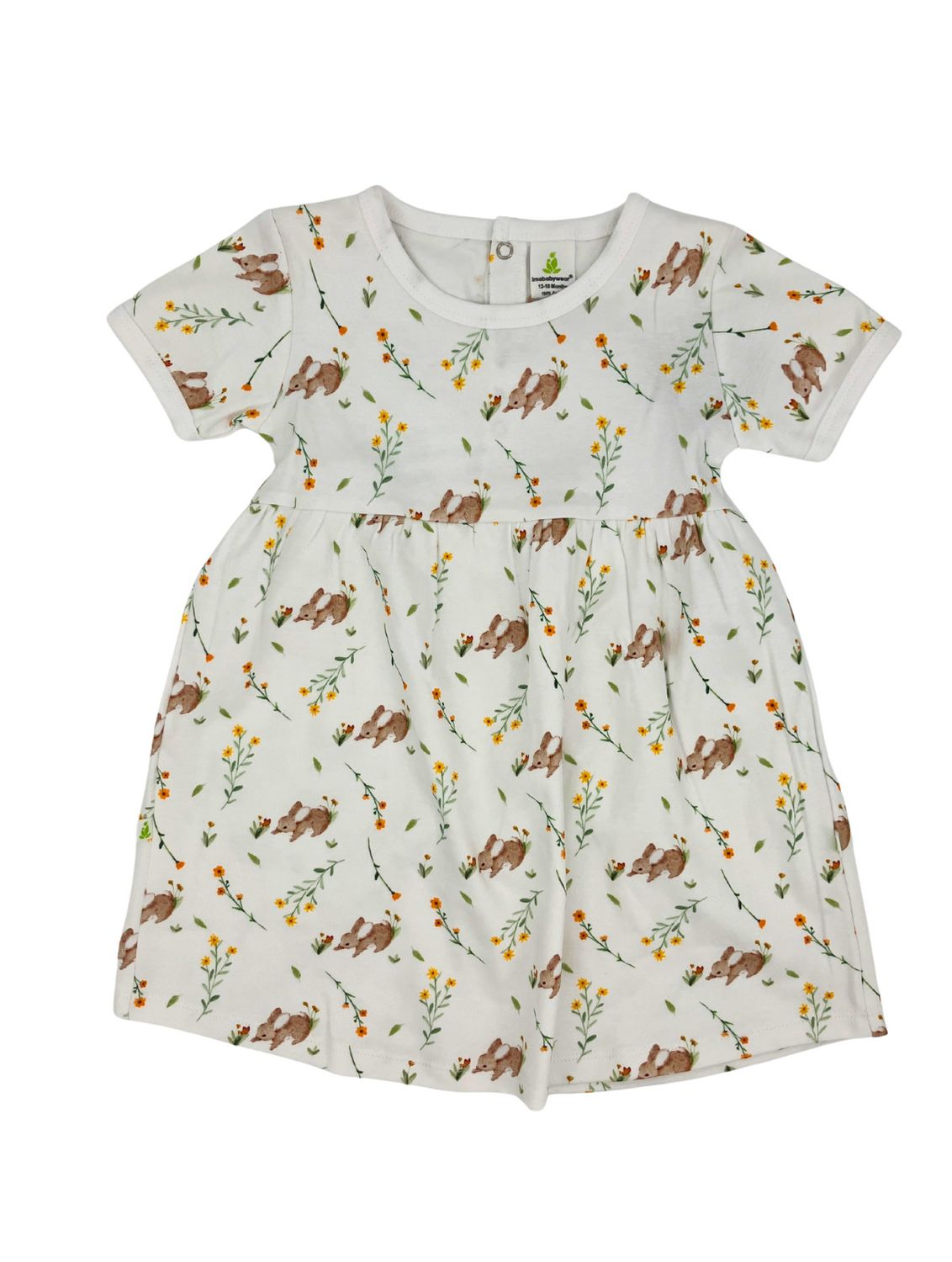 Rabbit Garden Short Sleeve Angel Dress