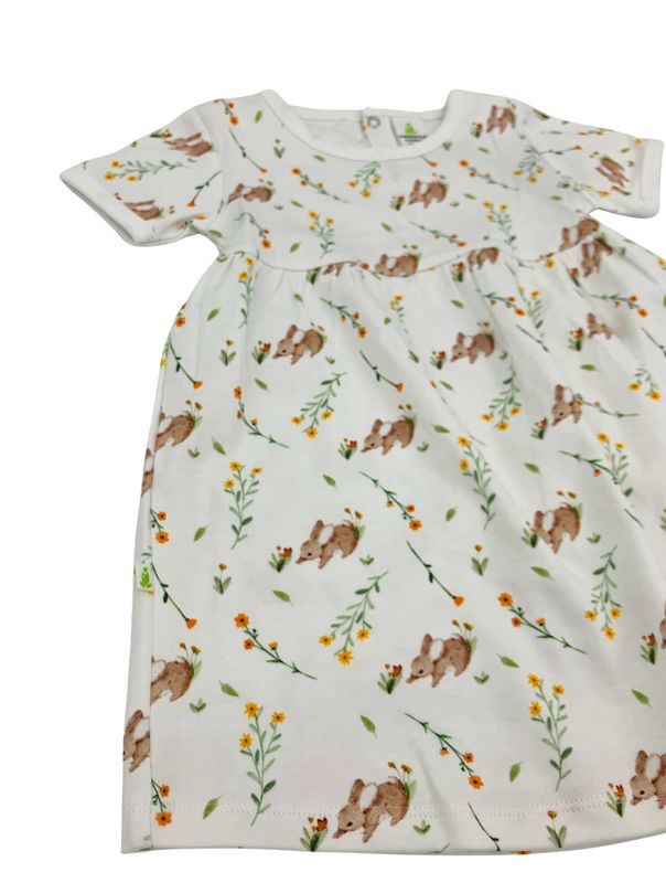 Rabbit Garden Short Sleeve Angel Dress